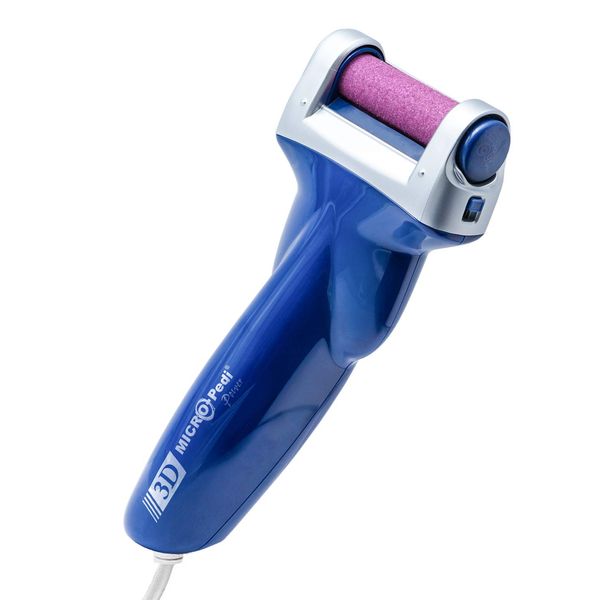 Emjoi Micro-Pedi 3D POWER Callus Remover with Xtreme Coarse Soft & Flexible Roller (Most Powerful & Corded)