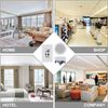 Herdio 300W Home Ceiling Wall Wired Speakers AUX Wall Mount Bluetooth Amplifier