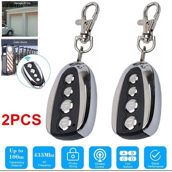 CO-Z 2 Pcs Remote Control Backup Key for Automatic Sliding Gate Opener