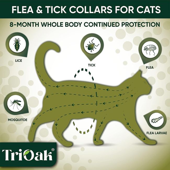 Tuzze flea and outlet tick collar for cats