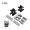 uxcell 2 Sets EI40 6 with 6pin Transformer Bobbin PC40 Ferrite Core