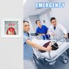 Non Alarmed AED Defibrillator Wall Mounted Storage Cabinet