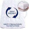 Mattress Topper Twin Size, Cooling Extra Thick Breathable Viscose Made from Bamb