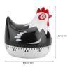 FastUU Cooking Timer - Oven & Boiled Egg Timer for Kitchen & Home Baking (Black)