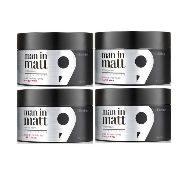 Elastin Men in Matte Hair Wax 80g x 4 Hard Wax