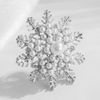 GFM® Snowflake Christmas Brooch - (BRCH-SNFLK-006-CH)