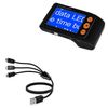 BoxWave Cable Compatible with Eyoyo YS008 Digital Magnifier - MultiCharge MicroUSB Cable, Multiple Charging Cable Micro USB Cable - Black