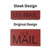 Sleek Mailbox Flag Kit – Red Replacement Flag for Brick & Stone Mailboxes, UV & Weather-Resistant Plastic, Universal Front Mount, 3.9” x 1.2” x 0.59”, USPS Compatible