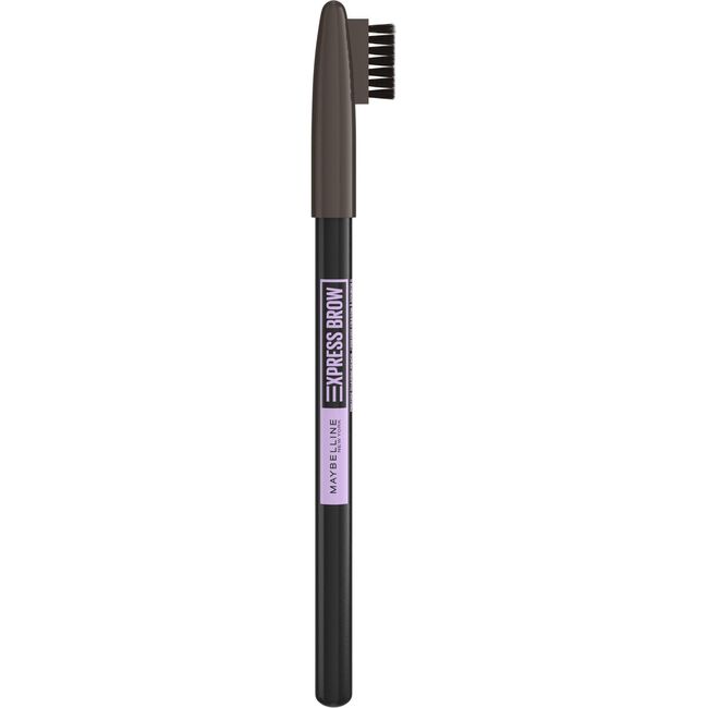 Maybelline New York 2-in-1 Augenbrauenstift mit anspitzbarer Spitze und weicher Bürste, Express Brow, Nr. 05 Deep Brown, 1 Stück