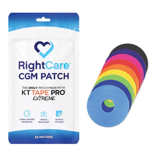 RightCare CGM Patch, Libre, Multicolor Assortment, Pack of 25