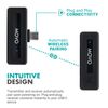 Movo Wireless Mini USB-C Microphone for iPhone 15 Pro Max - 10HR Battery