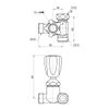 SANEI B260-R-13 Branch Valve Stop Valve Connection