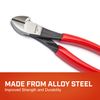 Crescent 5427CVN 7-Inch Heavy-Duty Diagonal Cutting Solid Joint Pliers, Cushion Grip,