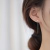 Xduargs Silver Boho Bow Dangle, Stud, Threader Earrings