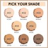 High Coverage Translucent Pressed Powder Compact - Perfect for All Skin Types