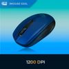 iMouse S50 Wireless Mini Mouse - 24GHz RF Technology, 1200 DPI Optical Sensor, USB Interface, Compact and Portable Design with Auto Sleep Mode (Blue)