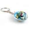 P – 40 Warhawks Glass Dome Keychain Airplane Fighter Plane