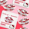 The Crème Shop x Hello Kitty Hydrogel Lip Patch | Vanilla Pudding Flavored - 3 Pack, Shea Butter and Avocado Extract, Moisturizing, Smoothing and Plumping Lip, Prevent Aging, Tone Lip Color, Restore Softness and Improve Elasticity