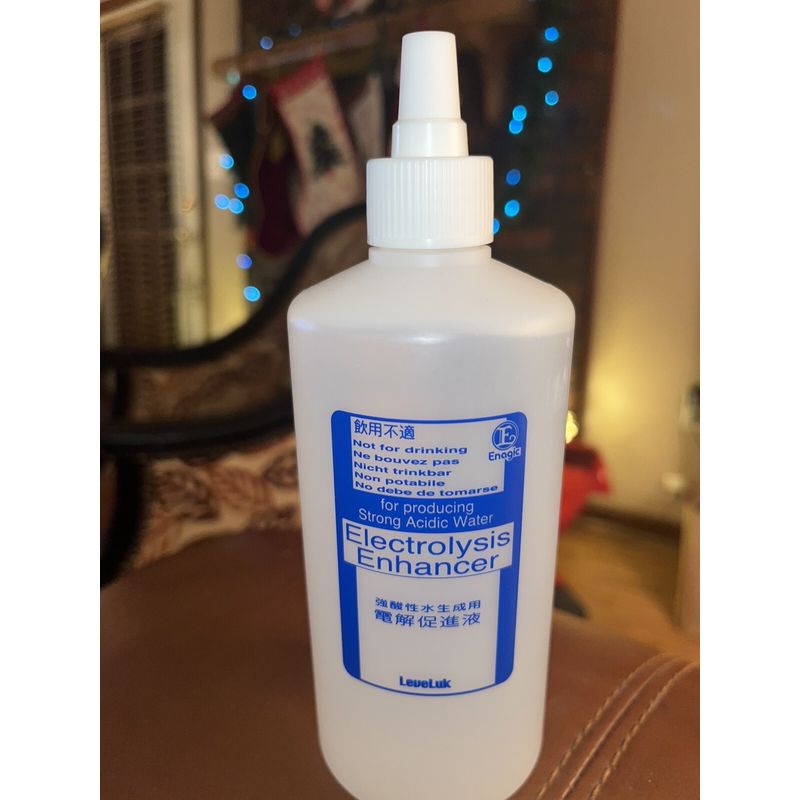 Enagic Kangen Leveluk Electrolysis Enhancer Fluid 400g Bottle K8 And As ...