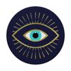 PopSockets Yellow Evil Eye Navy Blue PopSockets Swappable PopGrip