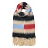 Clayre & Eef Winterschal Damen 37x210 cm Rot Synthetisch