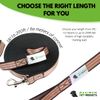 Maximum Pet Products Dog Training Lead (65ft/20m, Red Beige Black)