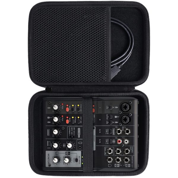 Khanka Storage Case Compatible for Yamaha Yamaha AG06/AG06MK2 Webcasting Mixer Audio Interface