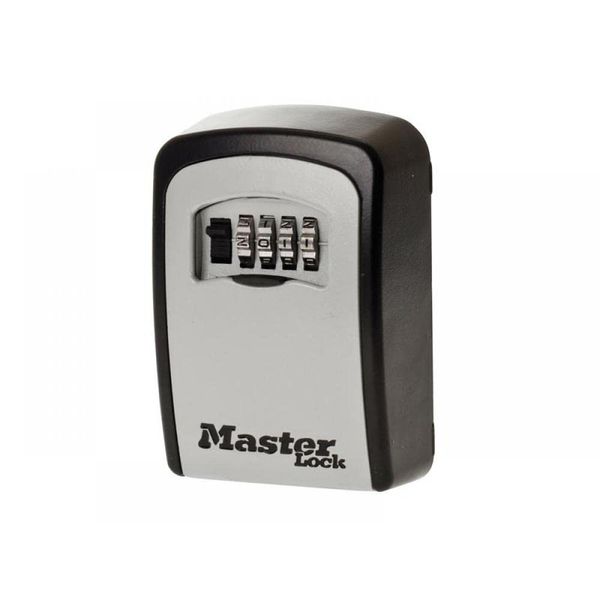 Master Lock Layout MLK5401THR 5401E Medium Select Access Key Lock Box + Tether-Grey, Black-Silver