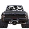 GRAPHIX EXPRESS American Flag Eagle Back Window Graphics - Universal See Through Vinyl Wrap - Full Decals for Trucks (P538 Eagle Flag)