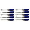 10 Pcs Superior Instruments Ear Cleaner Blue 6cm Veterinary Curettes Universal Instruments