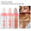 Weixinbuy Highlighter Powder Stick, Polvo De Hadas Glitter Patting Fairy Highlight Smooth Three-Dimensional Shimmer, Sparkly Natural for Face Body Eyes Collarbones Glow, 01# White, 9 g(Pack of 1)