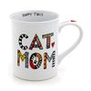 Our Name is Mud “Cat Mom” Porcelain Mug, 16 oz.