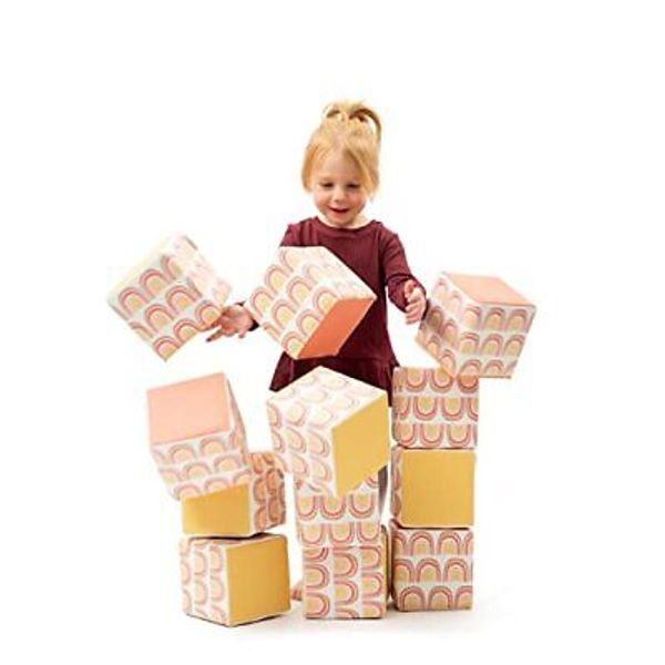 New_JumpOff Jo – Soft Foam Block Playset – Set of 12 Baby &