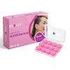 Knoxzy Silicone Ear Plugs Re-Usable Waterproof Noise Cancelling Premium Moldable Ear Plugs for Sleeping, Travelling, Studying Noise Reduction Pink Pack of 1