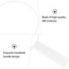 Frcolor Hand Mirror, Hand Mirror, Makeup Mirror, Handheld Simple, Portable Mirror, Round Compact, For Home Use, Travel, Portable Mirror, Stylish (White)