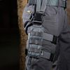 OneTigris Mini Molle Panel for Tools, Drop Leg Platform Minimalist Adjustable Thigh Rig for Flashlight Green