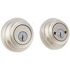 Kwikset 985 Double Cylinder Deadbolt featuring SmartKey® in Satin Nickel