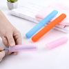 nuoshen 2 Pcs Plastic Toothbrush Case, Portable Toothbrush Holder Toothbrush Cover Storage for Daily, Travel