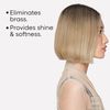 L'Oreal Professionnel Color Depositing Purple Shampoo Neutralizes Unwanted Brass and Yellow Tones for Natural, Dyed or Bleached White, Silver and Blonde Hair 500ml