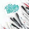 MANUSCRIPT Pk 6 Callicreative Metallic Italic Markers, Assorted