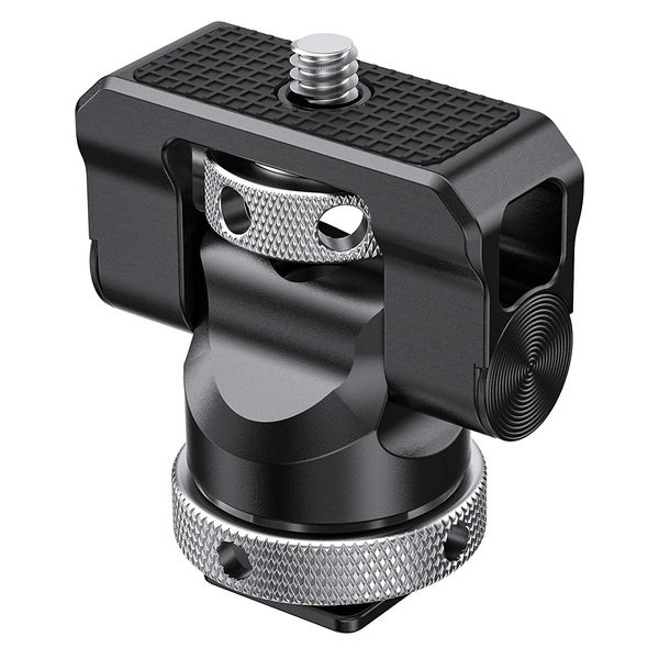 SMALLRIG Monitor Mount Monitorhalterung mit Cold Shoe Adapter für 5" und 7" Monitore Winkel einstellbar - BSE2346