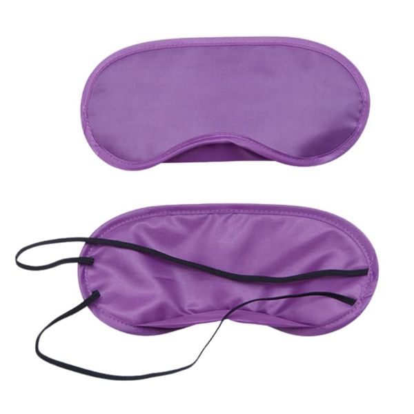 Plain Eye Mask for Sleeping [Purple]