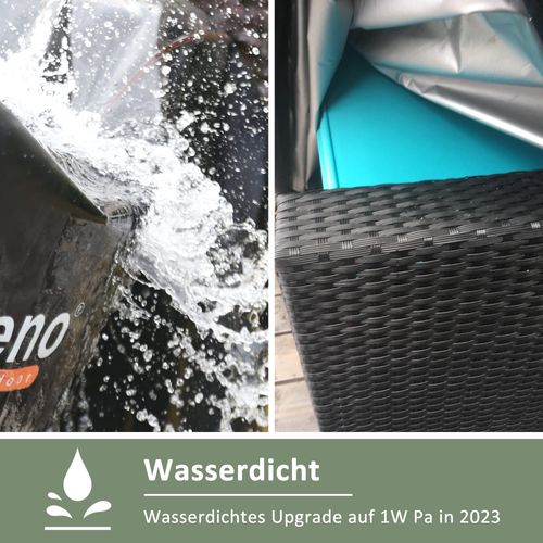 Enzeno Garden Furniture Cover, Waterproof, 180 x 120 cm, Winterproof Tarpaulin, Garden Furniture, Oxford Fabric, Garden Furniture Tarpaulin, Rectangular, Garden Table Tarpaulin