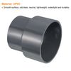 PATIKIL PVC Reducer Pipe Fitting 110x90mm, Straight Coupling Adapter Connector, Gray