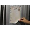 Magnetic Refrigerator Menu Board (Love Birds Mint)