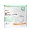 McKesson Classic Underwear, Incontinence, Light Absorbency, XL, 14 Count
