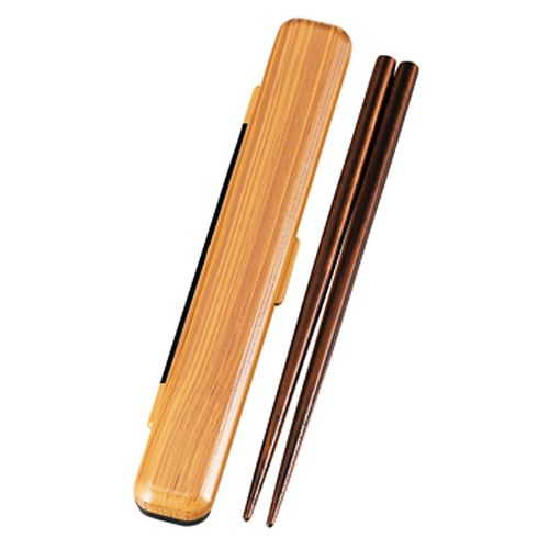 Tatsumiya Hakoya Japanese Wappa Chopsticks Case Set, Sensuji 18.0 Cypress