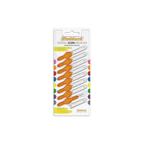 Stoddard Icon Interdental Brush - 0.45 Orange - 8 per Pack