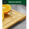 Extra Large Cutting Boards for Kitchen Meal Prep & Serving-Bamboo Wood Cuttin...