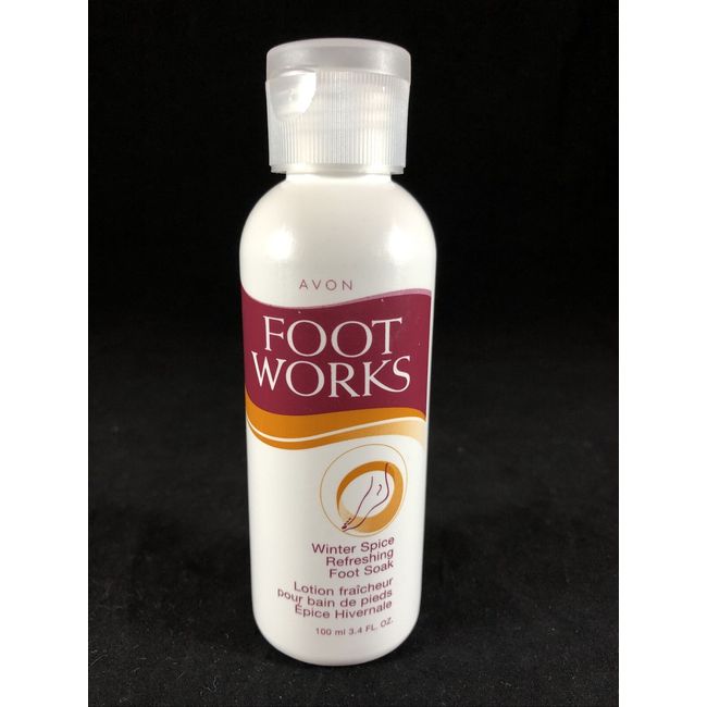 Avon Foot Works WINTER SPICE Refreshing Foot Soak 3.4 FL OZ NOS NEW